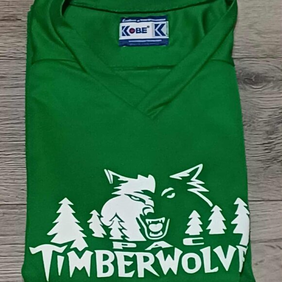 Timberwolves Oversized Basketball Jersey Number 18 (Green) - Picture 2 of 5